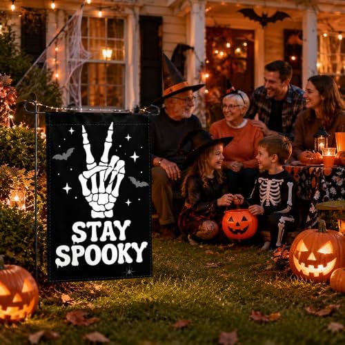 Halloween Decorations - Stay Spooky Halloween Garden Flag - Image 6