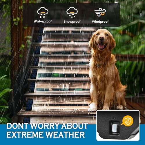 Solar Step Lights, Stair Lights Outdoor Waterproof Decor 6 Pack Cold White - Image 4