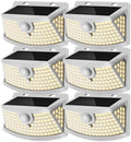 Aootek Solar Motion Sensor Lights Outdoor 120 LEDs, White, 6 Pack by Lightupeveryconer