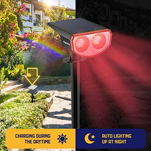 Kyosho Solar Lights Outdoor Waterproof, Landscape Spotlights 4 Pack - Image 4