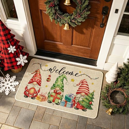 Hexagram Christmas Doormat 17x29 Inch, Christmas Doormat Outdoor - Image 5