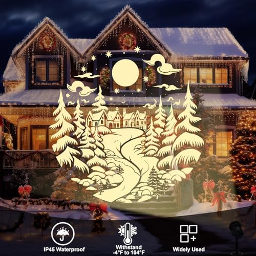 12 in 1 Halloween and Christmas Projector Lights Outdoor Decoration - Image 5
