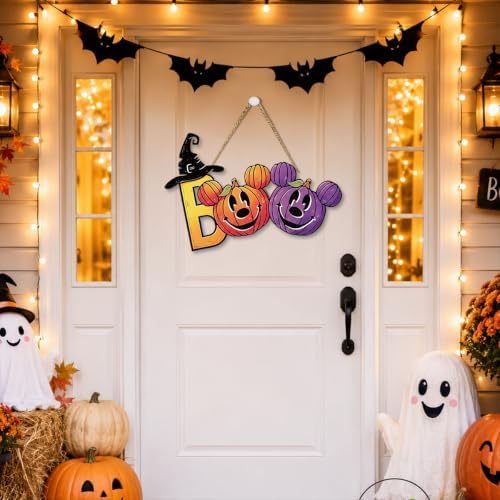Spooky Boo Halloween Decorations for Outside Halloween Sign for Wall - Image 5