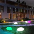 Solar Small Garden Lights Outdoor Glow Cobblestone Shape Lamp Garden Decor Waterproof Landscape Night Lights for Garden Paths, Stairs, Lawns, Patios, Yard, 4 Pack (Color Light) by GDZBNIZK