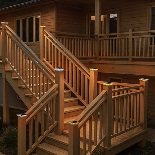 btfarm Solar Post Cap Lights, 2 Colors Modes, Fit 4x4 3.5x3.5 Wooden/Vinyl - Image 7
