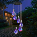 YHmall Colorful Solar Wind Chimes for Outside, Birthday Gifts for Women Mom by YHmall