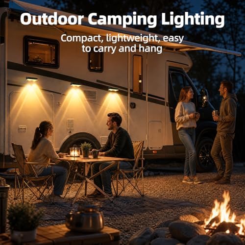 4-Pack Magnetic Solar Lights, 3 in1 IP65 Waterproof 3Modes - Image 2
