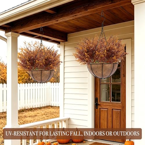 TURNMEON 20 Bundles Artificial Fall Flowers for Outdoors Fall Decorations - Image 5