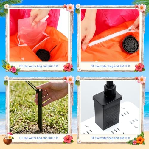 6.56 Ft Summer Inflatable Decoration LED Lighted Inflatables - Image 3