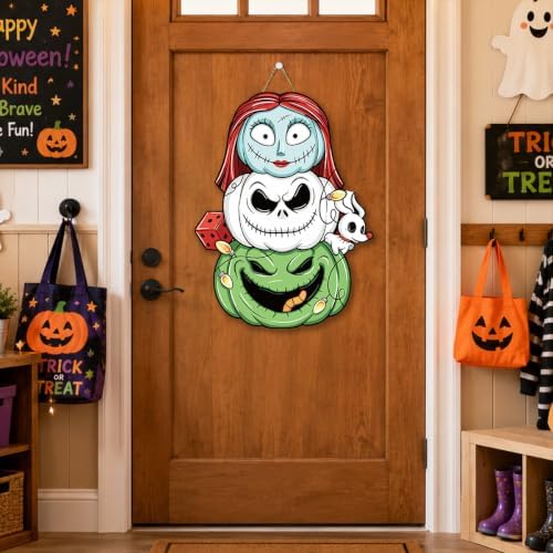 Halloween Decorations for Outside Halloween Sign for Porch Door - Image 3