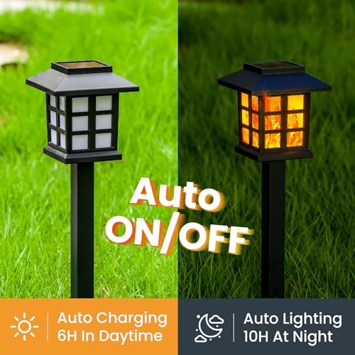GIGALUMI Solar Lights Outdoor Waterproof 16 Pack, LED Garden Decor - Image 5