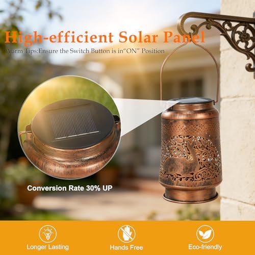 Deer Solar Lanterns Outdoor Waterproof, Birthday Gifts for Women - Image 2