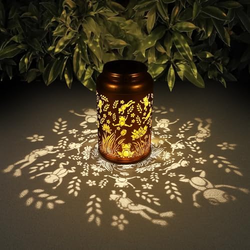 Frog Solar Lanterns Outdoor Waterproof Garden Decor Gifts for Women by Tepaken