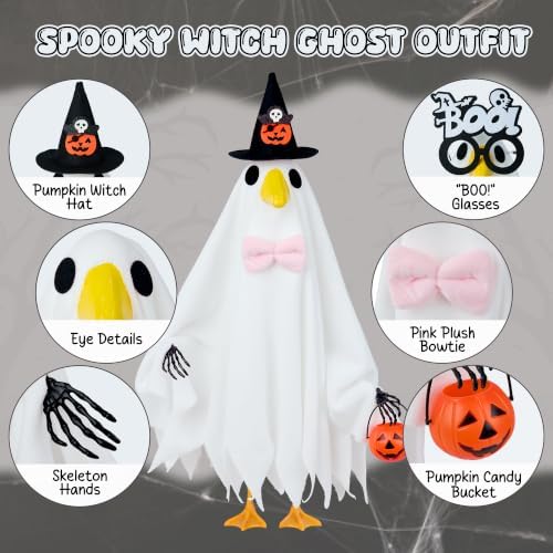 Halloween Ghost Porch Goose Outfits Sets - Image 6