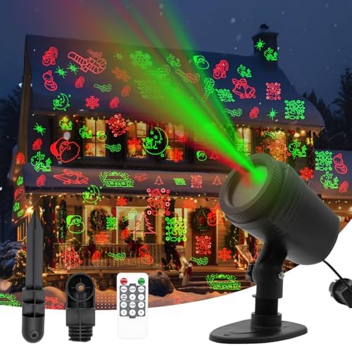 Outdoor Christmas Projector Lights, 16 Patterns & Remote (IP65) by TechnologyLeadLife
