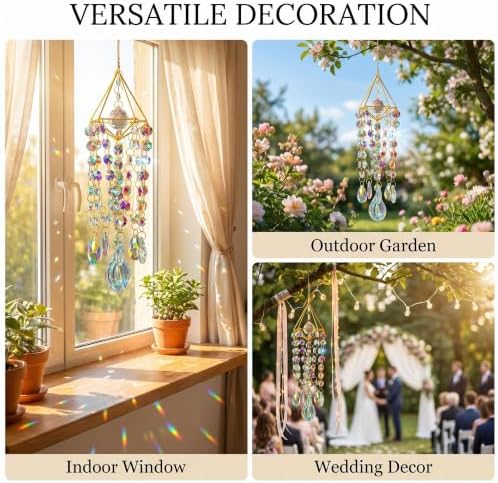 Crystal Suncatchers for Window Hanging Rainbow Maker Sun Catchers Indoor - Image 5