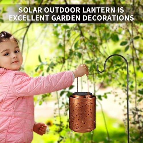 Cat Solar Lanterns Metal Hanging Garden Decor Birthday Gifts for Women - Image 7