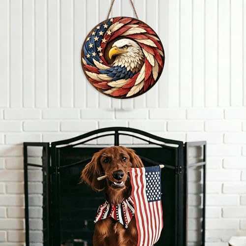Artistic Feather Eagle Wall Art Sign 250th Anniversary Patriotic Home Decor - Image 7