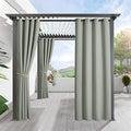 RYB HOME Outdoor Curtains for Patio Waterproof Privacy Thermal Insulated by RYBHOME