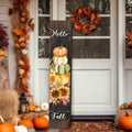 Farmhouse Fall Porch Signs 47" Wooden Outdoor Fall Porch Decor for Home by DoubleFill