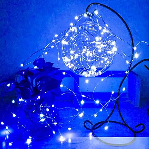 4 Pack Fairy Lights Battery Operated with Timer Christmas Fairy Light Blue - Image 4