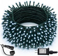 Dazzle Bright 300 LED Christmas String Lights, 100 FT Connectable Waterproof String Lights Green Wire with 8 Modes, Christmas Decorations for Indoor Outdoor Xmas Party Yard Garden (White) by DazzleBright