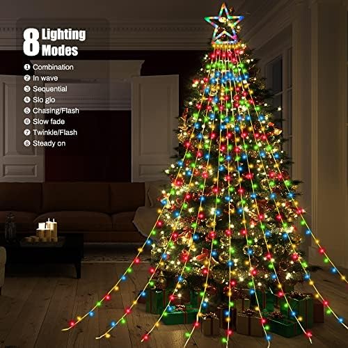 ZTX 320 LED Christmas String Star Lights Christmas Decorations Lights - Image 2