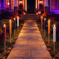 Woanger 8 Pcs Halloween Solar Lights Outdoor, Waterproof LED Pathway Decor by Woanger