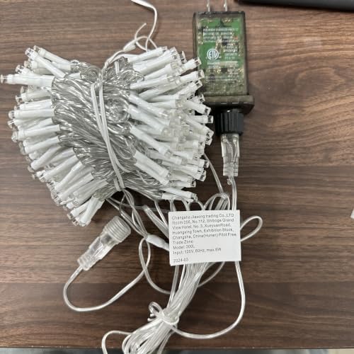 Christmas Icicle Lights (Warm White, 26 FT 320 LED) by JIXXULVU