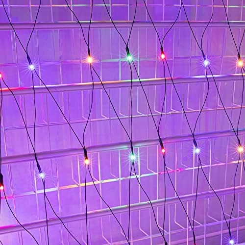AWQ 200 LED 9.8ftx6.6ft String Lights Net Mesh Christmas Lights Multicolor - Image 4