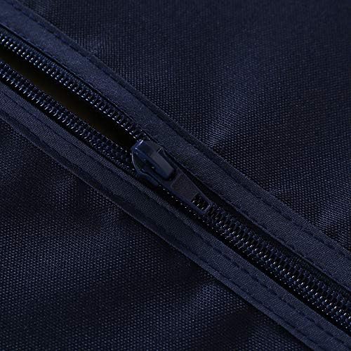 LUSHVIDA Rectangle Outdoor Tablecloth with Umbrella Hole 60x120 Inch Navy - Image 5