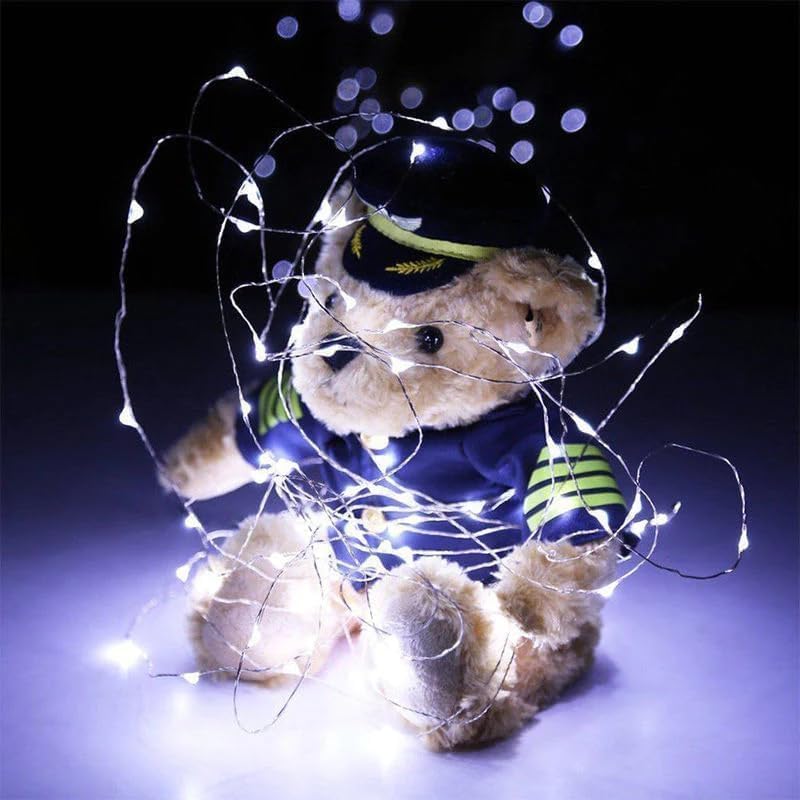 4 Pack 60LED Fairy Lights Battery Operated with Remote, 20FT String Lights - Image 2