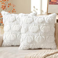 MIULEE Fall Pillow Covers Pumpkin Fall Decor 22x22 Pure White by MIULEE