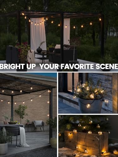 Outdoor String Lights with Remote 50FT Waterproof Patio Lights - Image 5