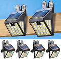 160LEDs Clip on Solar Lights Outdoor, Motion Sensor Outdoor Lights, Clip on Solar Fence Lights Outdoor, IP65 Waterproof Solar Lights for Deck Yard Garden Camping (4 Pack) by LightupYourLife