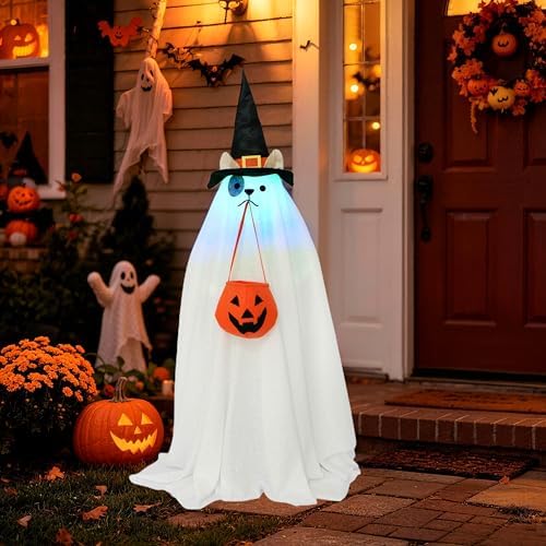 Halloween Decorations Outdoor Indoor, Color Changing Light Up Ghosts by Tozhoet