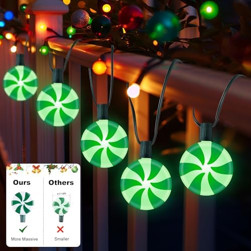 Ultimate Unicorn Christmas Lollipop Pathway Lights Green, Christmas Decor - Image 2