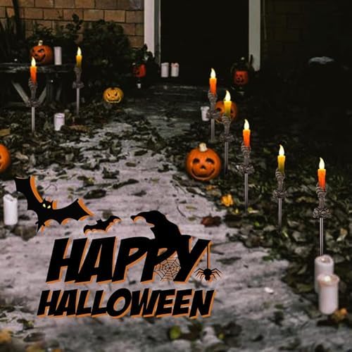Halloween Decorations Outdoor, Solar Pathway Lights, 20 Pack - Image 4