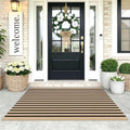 KOZYFLY Brown and Black Area Rug 3x5 Ft Washable by KOZYFLY