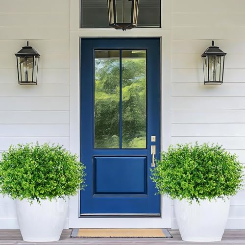 Yastouay Artificial Flowers for Outdoors UV Resistant, 22 Bundles Green Realistic Fake Outdoor Flowers Fake Plants, Faux Flowers for Outdoor Planters Front Porch Garden Window Box Farmhouse Decor - Image 5
