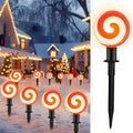 Ultimate Unicorn Christmas Decoration Lollipop Pathway Lights Red by UltimateUnicorn