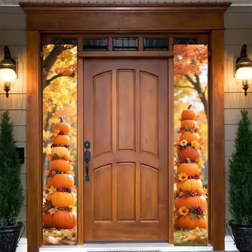 BlissYard Fall Pumpkin Porch Banner 12x71 Inch - Image 6