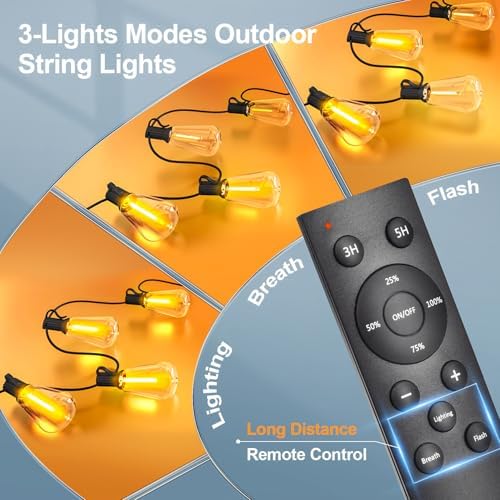 Outdoor Lights String Patio Outside - 100ft 30M LED Waterproof Light ST38 - Image 2