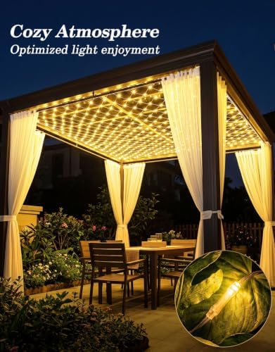 13x13FT Christmas Net Lights Outdoor Plug in with 8 Modes - Image 6