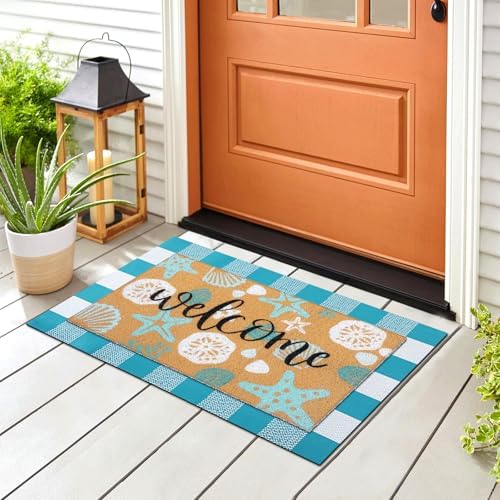 Tinideya 2 23.6 X 35.4 Inches Summer Beach Blue White - Image 4