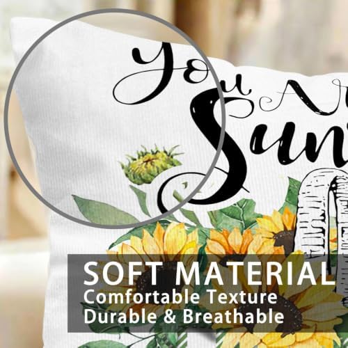 pinata Throw Pillow Covers 18x18, Sunflower Decor, Outdoor Pillow Covers - Image 5