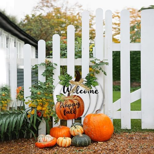 Stacked Pumpkin Garden Stake Yard Sign Fall Decor Decorative Outdoor Stakes - Image 5