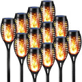 Toodour Solar Torch Flame Lights, 12 Pack Solar Halloween Lights Outdoor by Toodour