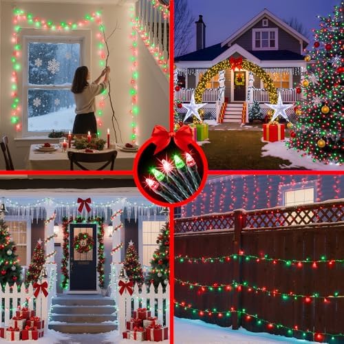 750 LED 240FT Christmas String Lights Outdoor, 12 Pro Modes with Timer - Image 6