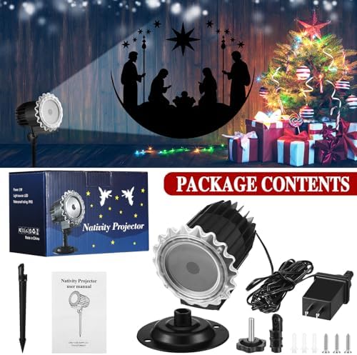 Tuanse Christmas LED Projector Light Outdoor Classic with Stake - Image 3